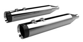 202795 Khrome Werks - 4.50 Inch Hp-plus Slip-ons Chrome With Black Turbine