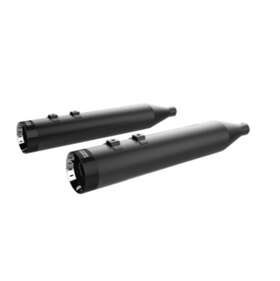 202845 Khrome Werks Hp-plus 4.5 Inch Mufflers Black Turbine Tip 1996-2016 Harley