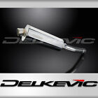 Kit03a7 Delkevic Suzuki Stubby Stainless Steel Oval Muffler Exhaust Slip On