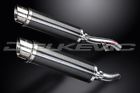 Kit2660 Delkevic Carbon Round Slip On Mufflers Yamaha Exhaust