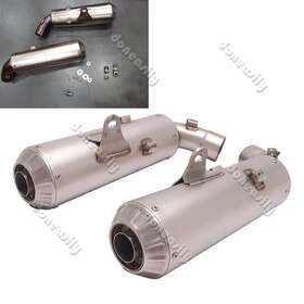 All-ip193b Kolightning 1 Set Exhaust Mid Link Pipes Mufflers For Ducati Hypermotard 950 950sp 2019-2023