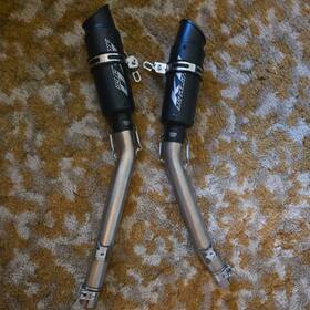 Mptp135077 Kolightning For Suzuki Vstrom 1000 Dl1000 2002-2013 Exhaust Tips Muffler Pipe Db Killer Tip