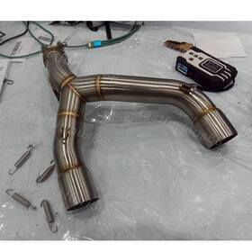 Naa254 Kolightning Mid Exhaust Link Pipe Slip For Honda Crf450r 450rx 2015-2016 Steel Connect Tube