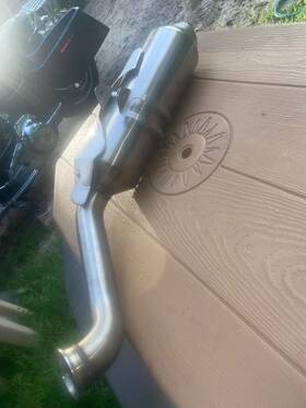15249b Ktm 2014 Duke 690 Stock Exhaust Pipe
