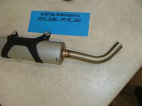Ktm 556050830000 2018 Xc-w 250 300 Silencer Exhaust Muffler Oem Original