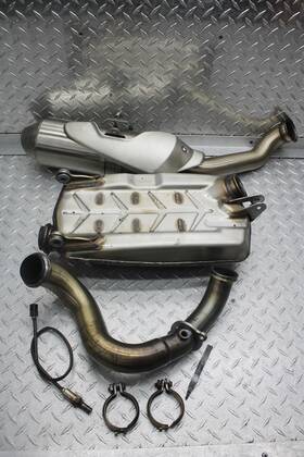 7812458 Ktm 2016 690 Duke Exhaust Muffler With Headers And O2 Sensor
