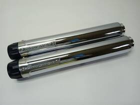D822rc Kuryakyn Harley-davidson Dyna Crusher Slip-ons Chrome