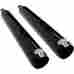 La-1193-02b La Choppers Tru-power Slip-ons 3.5in Black With Tips