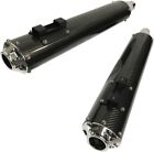 La-f110-00 La Choppers Fusion Oval Carbon Fiber Mufflers