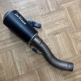 15202b Leovince Leo Vince Lv-10 Slip On Pipe Exhaust 17 - 20 Ducati Scrambler Desert Sled Icon
