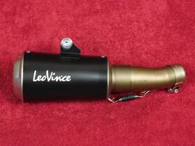 15218bu Leovince Slip-on Exhaust / Muffler Lv-10 Black 18-25 Ex400 Ex500 Ninja 400 500