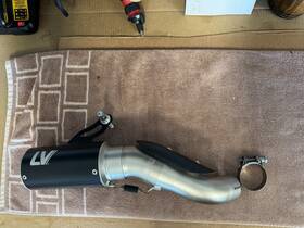 1811-4309 Leovince Genuine Leo Vinci Corsa Black Kawasaki Z900 Slip On Muffler Exhaust 2017