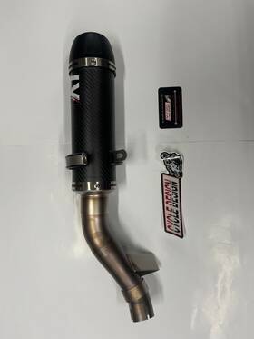 3395eu Leovince Leo Vince Gp Corsa Evo Carbon Fiber Slip-on Exhaust Muffler