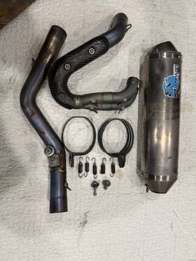 81-3826 Leovince Leo Vince X3 Titanium Full Exhaust 2004 2005 Ktm 450sx Rfs