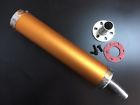 Lkv323101 Unbranded Motorcycle Motorized Bicycle Gold Exhaust Muffler Silencer Stroke New