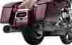 M-133 Samson Silver Bullet Straight Drag Tip S O Mufflers 30 Harley Flhr 1995-2016