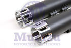 Mf-05 Mutazu Black 4 Roaring Series Slip-on Mufflers Exhaust 1995-2016 Harley Touring 713095201862