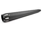 Mg30.425.25 Acm Single Black Megaphone Muffler Exhaust Pipe Harley Touring