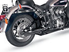 Mhd-343 Chrome 01-06 Slash Flstf 3in Flstfi 00-06 Slip-ons Fxstdi Fxstd Harley