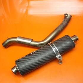 5pw-14710-10-00 Micron 2002 2003 Yamaha Yzf R1 Carbon Fiber Exhaust Pipe Muffler Slip On Can