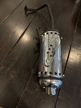Mykg0286 Mmg Exhaust Muffler For Scooters 125cc 150cc Gy6 Compatible With Taotao Powermax 150