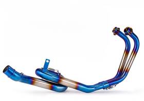 Exmt03bl1623 Moto-decal Defective Front Exhaust Link System For Yamaha 20162023 Yzf R3 Header Pi G3d