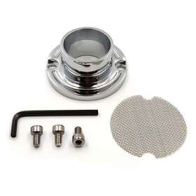 Mc-xha157 Motorparts Exhaust Power Tip Chrome Cnc Aluminum Motorcycle Fit For Yamaha Badger 80