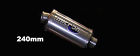 Mrzt-240 Micron Ultralight All Titanium Shorty Muffler Inlet New