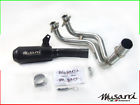 My762sb-00009 Musarri Gp Street Series Full System Silencer Pipe Yamaha Black