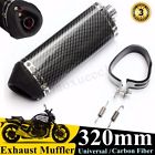 Mzi3776522 Matcc Carbon Fiber Exhaust Muffler Pipe Slip On Silencer Street