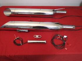 N41403 National Cycle 09-12 Harley Davidson Flh - Peacemaker Slip-on Mufflers
