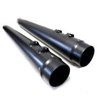 Ner1646009s Nicexhf Black Megaphone Mufflers Exhaust Pipes Harley Touring Dresser