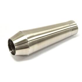 Ncs-2500-12-ss Niche Cycle Supply 12 Inch Stainless Steel Performance Reverse Cone Slip-on 2.5 Inlet