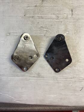 06-1720 Norton Vintage Commando Muffler Brackets Set Of 2 1969-74