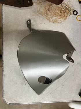 160492 Omc Cushman Engine Deflector