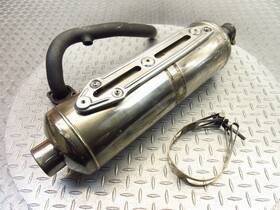 8765205 Piaggio 2009 09-12 Mp3 400cc Scooter Muffler Exhaust Silencer Pipe Oem