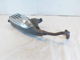8804035 Piaggio Original Oe Vespa S Lx 50 Engine Motor Exhaust System Muffler Silencer With Shield