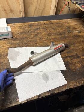 Sh91500-296 Pro Circuit Sh91500296 1 1997 Honda Cr 500 R 1991-2001 Exhaust Silencer Pipe 91-01