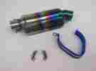 Qwe044 Motorcycle Triangle Exhaust Muffler Silencer Tip