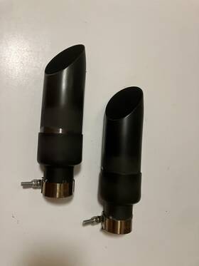 Gp2031b Radiant Cycles Shorty Gp Exhaust 18-24 Harley Davidson Street Bob Fxbb 107 114