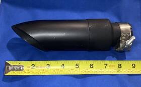Gp317b Radiant Cycles 2017-2024 Honda Cmx 300 Rebel Shorty Gp Exhaust Muffler Pipe Cycle Black