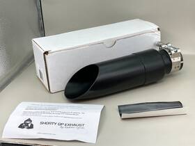 Gp803b Radiant Cycles Shorty Gp Exhaust Short Muffler Slipon Stubby 06-20 Yzf R6 Black