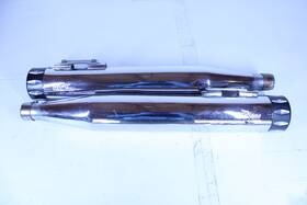 Rcx102-12e Rc Components 2014 Harley Davidson Ultra Limited Touring Chrome Xhaust 4 Inch Slip On Muffler