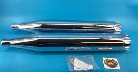 Rcx112c-25c Rc Components New Open 4.5ftft Excalibur Chrome Slip-on Muffler #