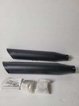 Rcx215b-sb Rc Components Exhaust 3 Inch Slash Cut Duel Pipes