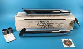 Rcx223c-sc Rc Components New Open Box 3ftft Chrome Muffler Slash Cut #