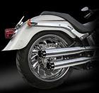 Rcx-217c-21e Rc Components Mufflers Dyna Chrome With Black Tips