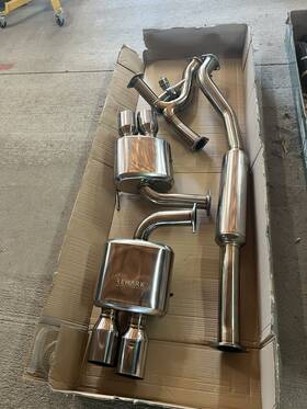 Rk-c4076s-01c Remark Sports Resonated Catback Exhaust With Stainless Tips For 2015-21 Subaru Wrx