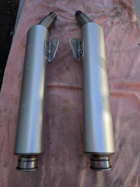 Remus 573.1.050.2a 2002 Ducati Monster S4r Oem Exhaust Mufflers Slip On Can 573 And 57410502b