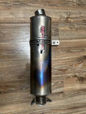 6803-088105t Remus Used Genesis Stainless Muffler 60mm Inlet Fits Bmw Suzuki Yamaha Honda Etc